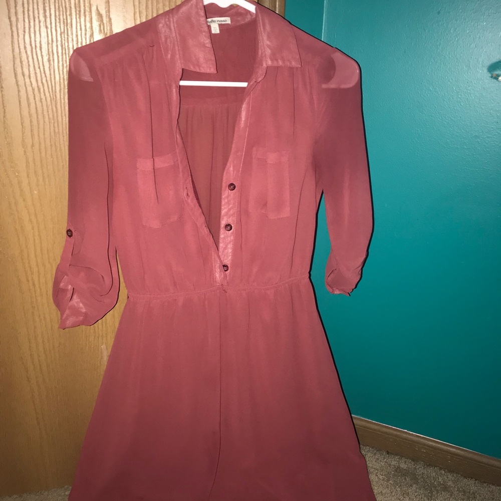 Button up dress